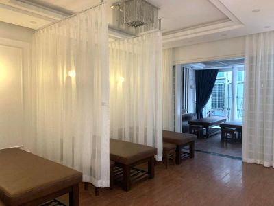 Rèm voan phòng Spa