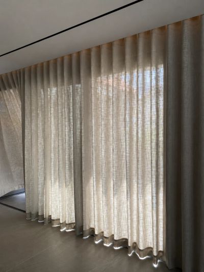 Rèm vải linen